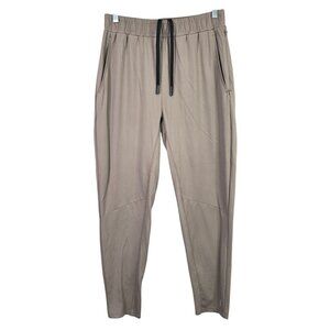 Mens Balance Collection Taupe Jogger Pants Drawstring Elastic Waist Tapered S